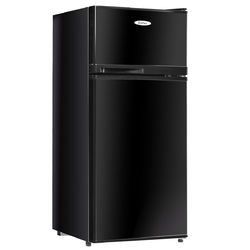 2 Doors 3.4 cu ft. Unit Cold-rolled Sheet Compact Mini Refrigerator